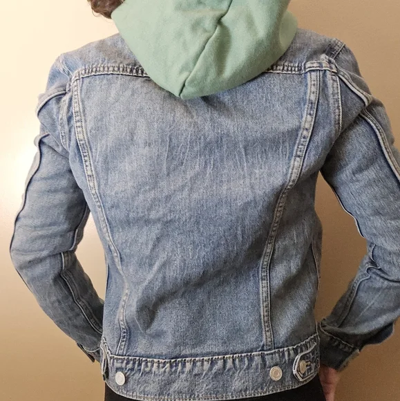 Lucky Brand Denim Jacket Women's X-Small Light Wash Cotton - Picture 5 of 11